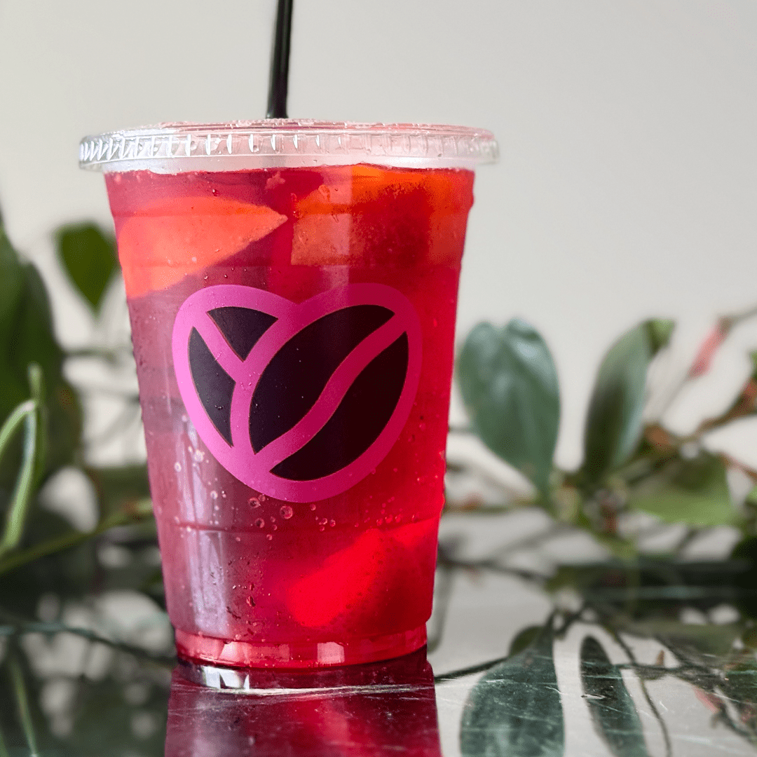 red passion vegan energy soda