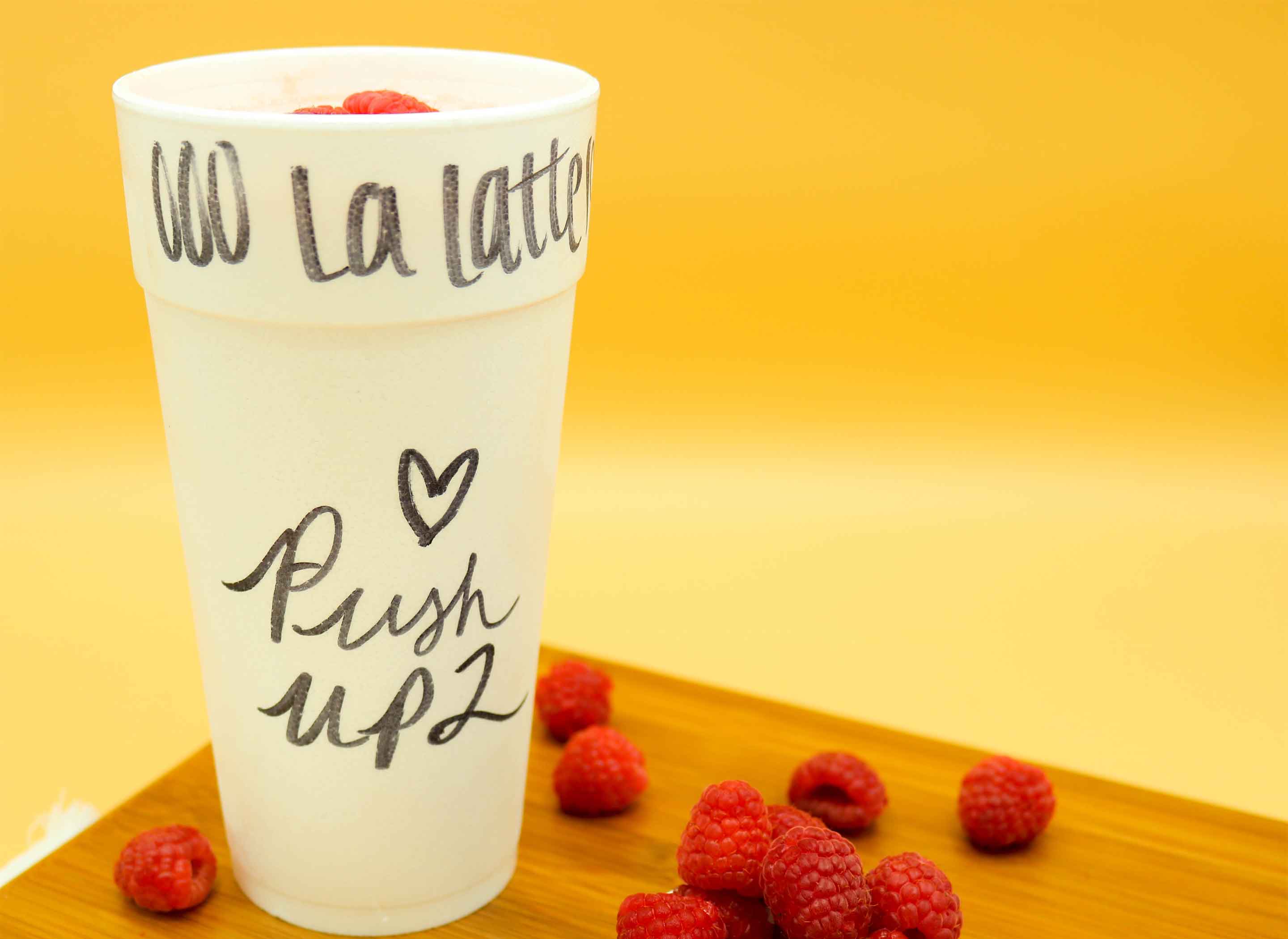 raspberry push up smoothie