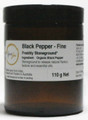 Ground Black Pepper - Certified Organic, Stoneground