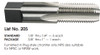 MORSE CUTTING TOOLS EDP: 82160     DESCRIPTION: 205 3/8-18 NPSF 4FL BRT