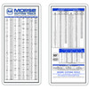 MORSE CUTTING TOOLS EDP: 20413     DESCRIPTION: 1005 DEC PCKT CHRT-100 PACK