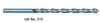 MORSE CUTTING TOOLS EDP: 10918     DESCRIPTION: 1315 3/16" XL DRL HSS BRT 12" OAL