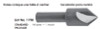 MORSE CUTTING TOOLS EDP: 23513     DESCRIPTION: 1750 5/8" 60' 3FL CTSK HSS BLK