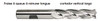 MORSE CUTTING TOOLS EDP: 43786     DESCRIPTION: 1900 1-1/4" X 1" 6FL SE LONG HSS