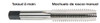 MORSE CUTTING TOOLS EDP: 32305     DESCRIPTION: 2046 5/16-18 TAPER H3 4FL BRT