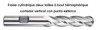MORSE CUTTING TOOLS EDP: 44304     DESCRIPTION: 4555 1" X 1" 4FL SE BALL LONG