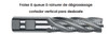 MORSE CUTTING TOOLS EDP: 44508     DESCRIPTION: 4594 1-1/4" X 1-1/4" 6FL RUFF COB