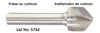 MORSE CUTTING TOOLS EDP: 56151     DESCRIPTION: 5754 1-1/4" 90' 6FL CTSK SC
