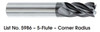 MORSE CUTTING TOOLS EDP: 56292     DESCRIPTION: 5986 VARIFLUTE 1/2 5FL SE STUB SC