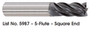 MORSE CUTTING TOOLS EDP: 56315     DESCRIPTION: 5987 VARIFLUTE 5/8 5FL SE SC ALTIN