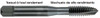 MORSE CUTTING TOOLS EDP: 61066     DESCRIPTION: 2097MC HPT M10 X 1.50 S/P D6 3FL