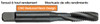 MORSE CUTTING TOOLS EDP: 30493     DESCRIPTION: 2098M HPT M6 X 1.00 SP/FL D5 3FL