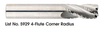 MORSE CUTTING TOOLS EDP: 92366     DESCRIPTION: 5929T 1/2 X 1/2 4FL RUF/FIN SC