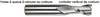 MORSE CUTTING TOOLS EDP: 90247     DESCRIPTION: 5959T 4.50MM X 5MM 2FL SE SC TIALN