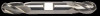 BENCHMARK CARBIDE    5443750BNC4      3/8 X 3/8 X 3/4 X 3-1/2,  4FL SC DEEM WITH WELDON FLAT BALL NOSE TICN