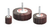 SHUR-KUT 1-1/2" x 1" x 1/4" Aluminum Oxide Shank Mounted Flap Wheel, 60 Grit PACKAGE OF 10