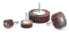SHUR-KUT 3" x 2" x 1/4" Aluminum Oxide Shank Mounted Flap Wheel, 120 Grit PACKAGE OF 10