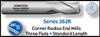 UT31440TA |   5/16x13/16x5/16x2-1/2x125r 3Fl   TiAlN Coated