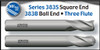 UT38050TC |   1/2x3x6 3FLT SQ CARB EM TiCN   TiCn Coated