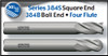 UT38548TN |   1x3x6 4FLT BN CARBIDE EM TiN   TiN Coated