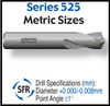 UT52509 |   8MMx63MM 120DEG SC SPOT DRILL   Uncoated