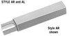 MICRO 100 |   AL-12 Brazed Tool - LH Sq Shank "Style A"