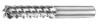 MICRO 100 |   ALMM-200-5X End Mill (Metric) - 5 Fl 45° Long Length High Performance Coated