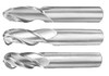MICRO 100 |   BEMM-080-3X End Mill (Metric) - 3 Fl 30° Universal Ball Nose Coated