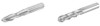 MICRO 100 |   BLL-250-2 End Mill - 2 Fl 30° Ball Nose Long Length