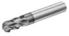 MICRO 100 |   BMHM-200-4X End Mill (Metric) - 4 Fl 38° High Performance Ball Nose Coated