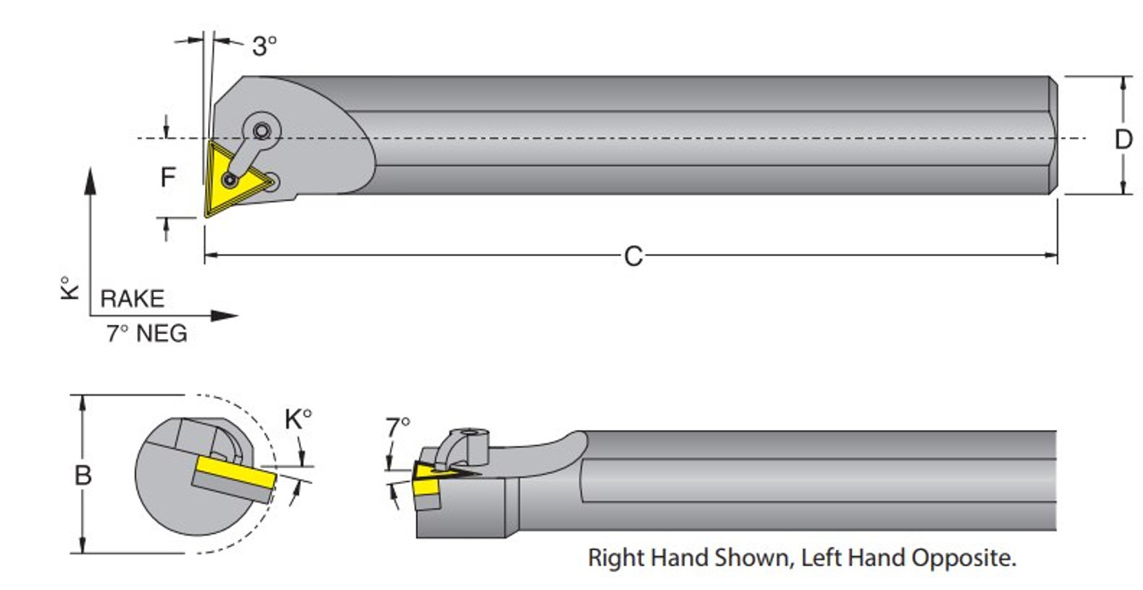 DORIAN TOOL EDP # 55232            S40V-MTUNR-4