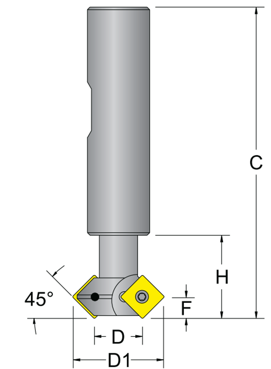 DORIAN TOOL EDP # 65416            C45-125-SD09-075