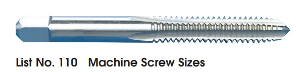 MORSE CUTTING TOOLS EDP: 82452     DESCRIPTION: 110 5-40 TAPER H2 3FL BRT