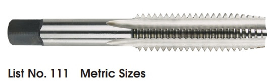 MORSE CUTTING TOOLS EDP: 84750     DESCRIPTION: 111 M36 X 3.00 TAPER D8 4FL BRT