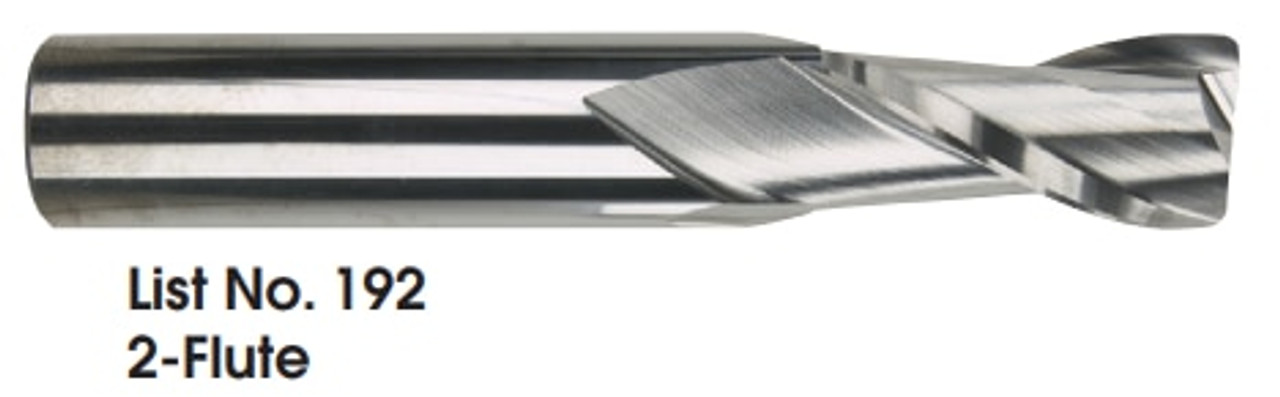 MORSE CUTTING TOOLS EDP: 88236     DESCRIPTION: 192 3/32 X 1/8 2FL SE SC BRT