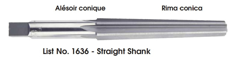 MORSE CUTTING TOOLS EDP: 21491     DESCRIPTION: 1636 #0MT FINISHING RMR ST/SH HSS