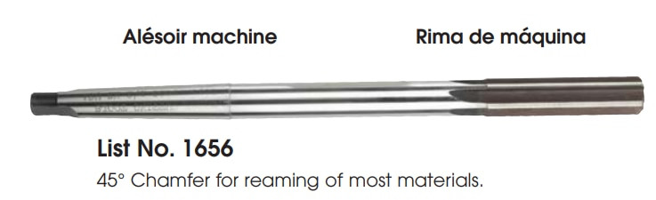 MORSE CUTTING TOOLS EDP: 22324     DESCRIPTION: 1656 21/32" ST/FL 2MTS HSS RMR