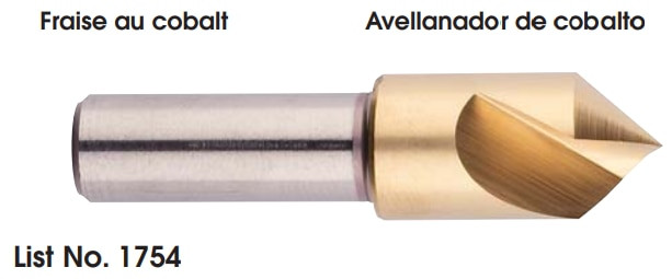 MORSE CUTTING TOOLS EDP: 25657     DESCRIPTION: 1754 1-1/4" 60' 1FL CTSK COB TIN