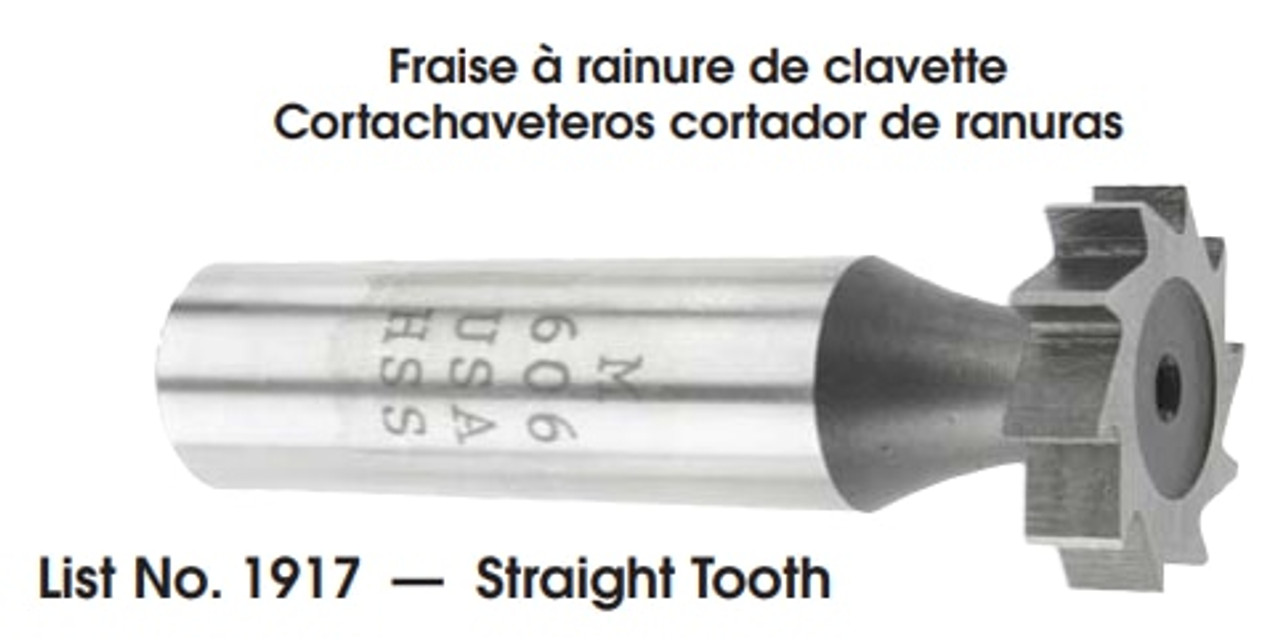 MORSE CUTTING TOOLS EDP: 40532     DESCRIPTION: 1917 KEYSEAT CUTTER 204