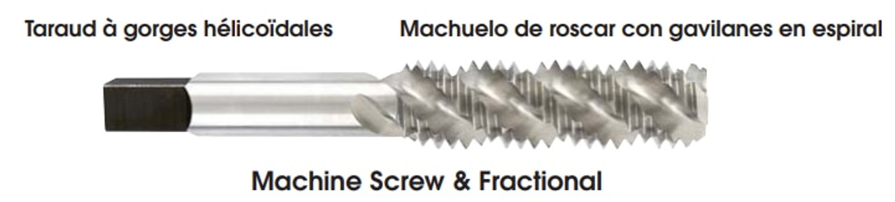 MORSE CUTTING TOOLS EDP: 33363     DESCRIPTION: 2059 3/8-24 52'HLX BOT H3 3FL BRT
