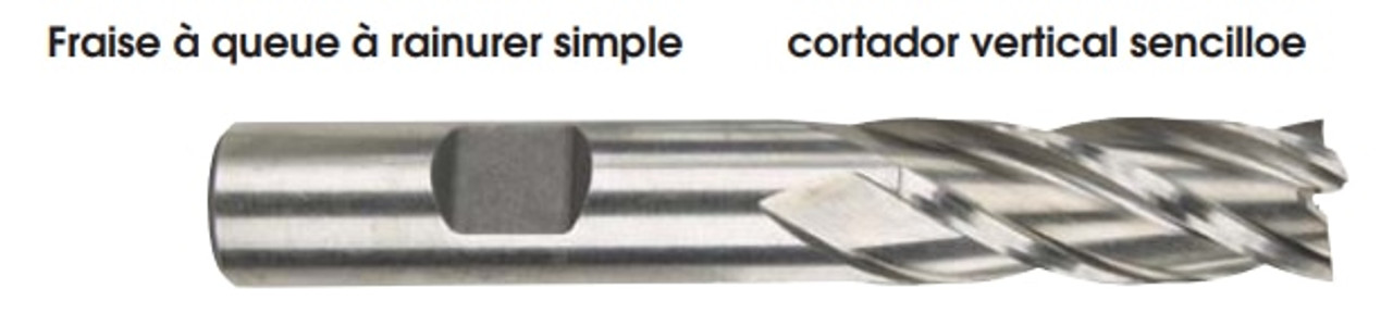 MORSE CUTTING TOOLS EDP: 44149     DESCRIPTION: 4550 7/32 X 3/8 4FL SE C/C HSS BRT