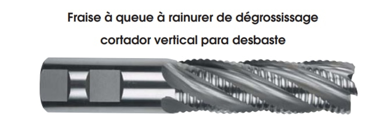 MORSE CUTTING TOOLS EDP: 44508     DESCRIPTION: 4594 1-1/4" X 1-1/4" 6FL RUFF COB