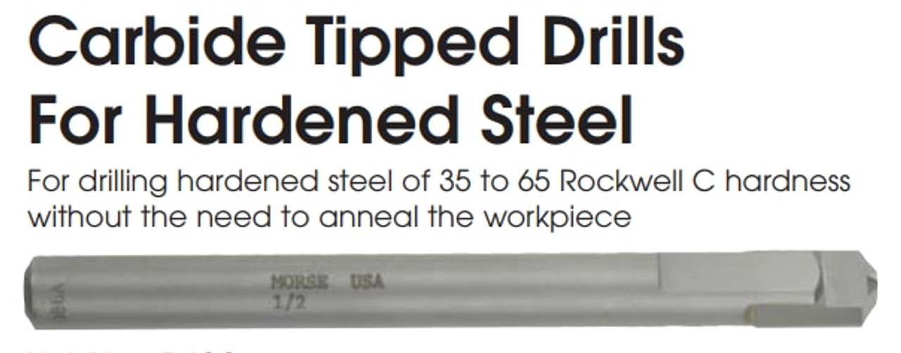 MORSE CUTTING TOOLS EDP: 52016     DESCRIPTION: 5420 1/4-E DRL CT HARDENED STEEL