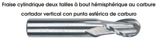 MORSE CUTTING TOOLS EDP: 58144     DESCRIPTION: 5940 11/16 X 3/4 2FL SE BALL SC BRT