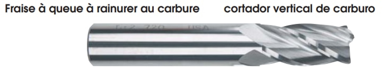MORSE CUTTING TOOLS EDP: 59328     DESCRIPTION: 5961 16.00MM X 16MM 4FL SE SC BRT