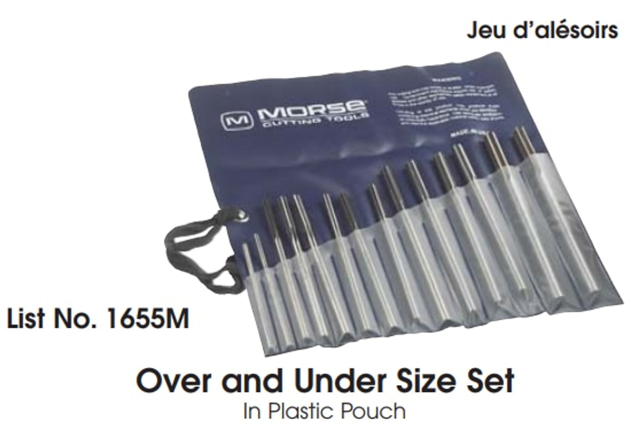 MORSE CUTTING TOOLS EDP: 23304     DESCRIPTION: 1655M RMR HSS SET MET +/-