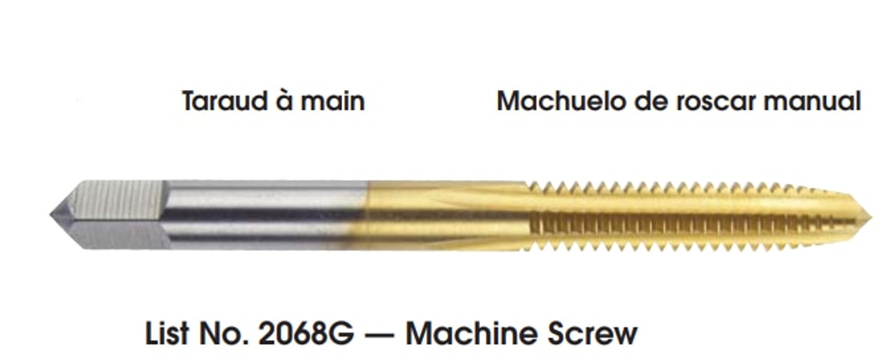 MORSE CUTTING TOOLS EDP: 92465     DESCRIPTION: 2068G 3-48 PLUG H2 3FL TIN