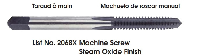 MORSE CUTTING TOOLS EDP: 32558     DESCRIPTION: 2068X 6-32 PLUG H3 3FL BLK