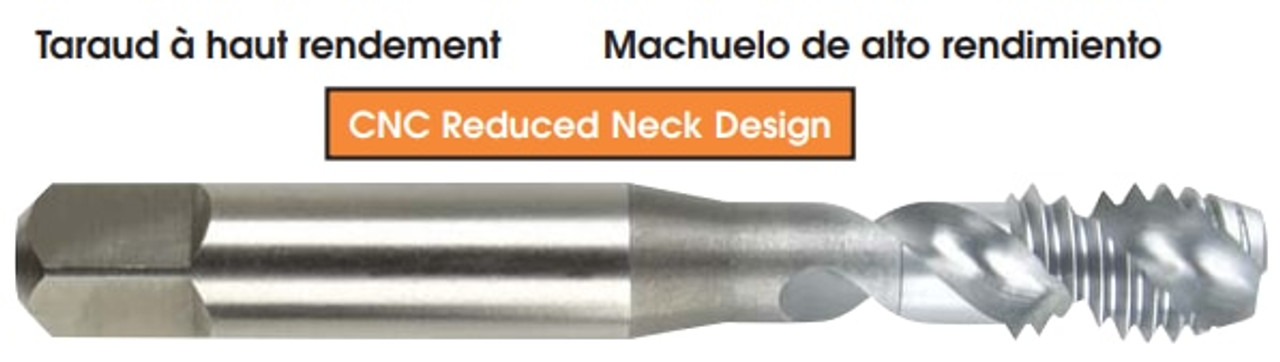 MORSE CUTTING TOOLS EDP: 30124     DESCRIPTION: 2093M HPT M8 X 1.00 SP/FL D5 2FL