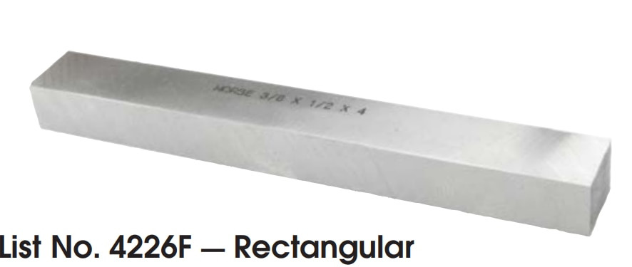 MORSE CUTTING TOOLS EDP: 28352     DESCRIPTION: 4226F M42 RCTNGLR 1/4"X1/2"X4"